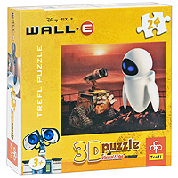 WALL-E. Пазл с 3D-эффектом, 24 элемента